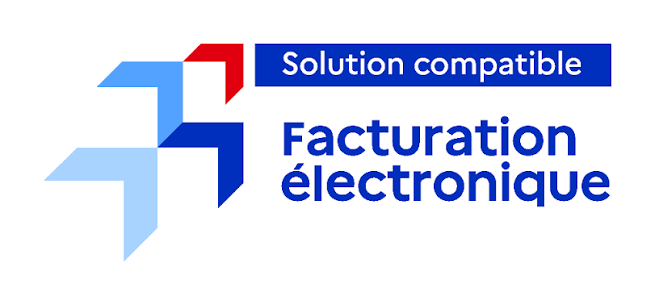 Logotype Solution compatible, facturation électronique